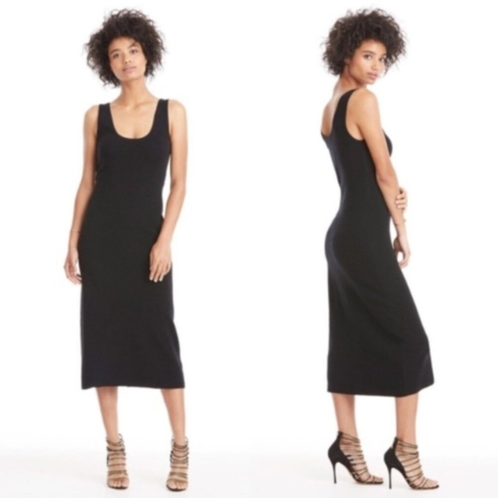 A.L.C. Tank Dress Kaius Black Knit XS